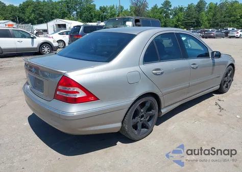 2007 Mercedes-Benz C 230 Sport from USA, damaged, VIN WDBRF52H67A925004